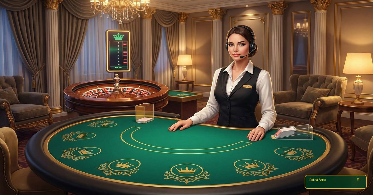Cassino ao Vivo no Rei da Sorte: Experiência Imersiva com Jogos Reais e Dealers Profissionais