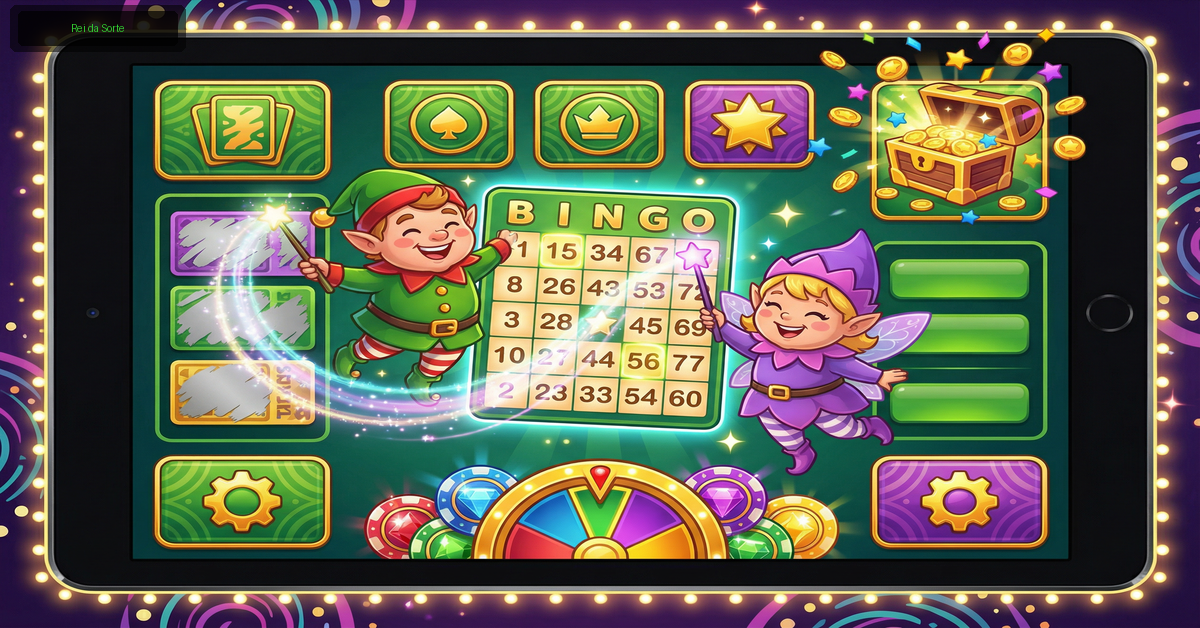 Como jogar bingo e raspadinhas online no Rei da Sorte