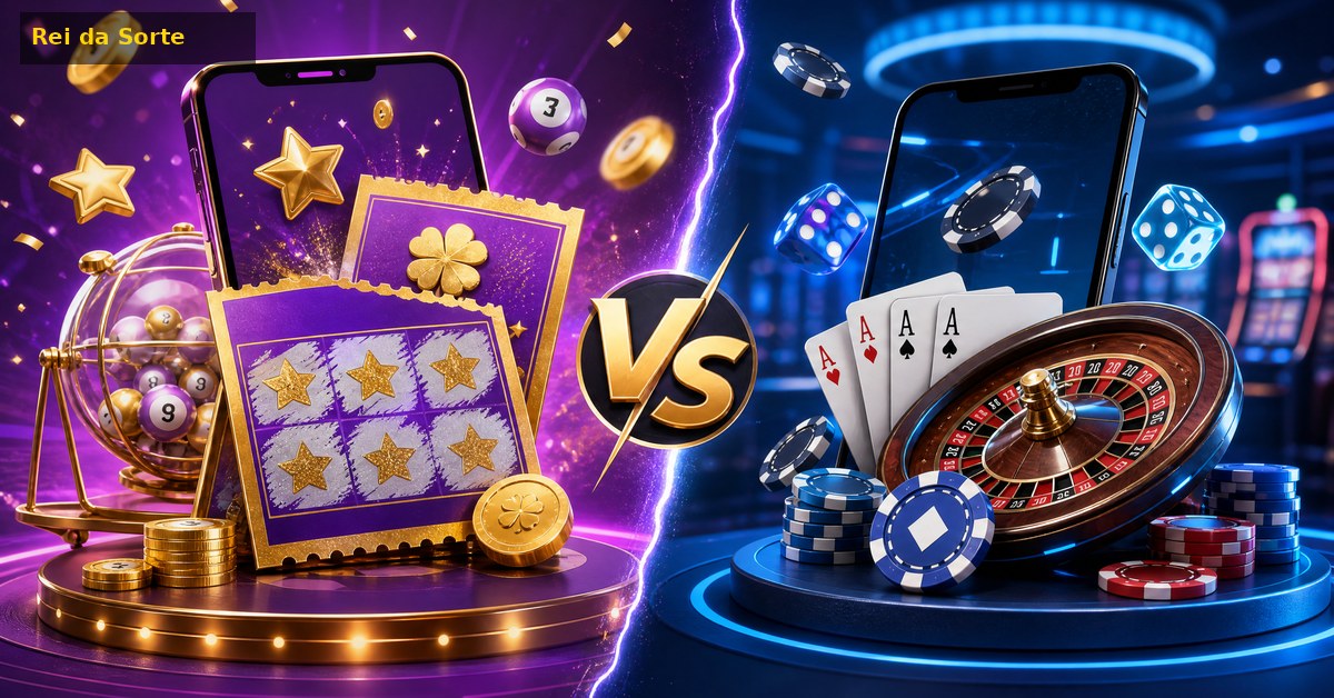 Rei da Sorte vs Bet365: Comparativo de Loterias e Cassino Online